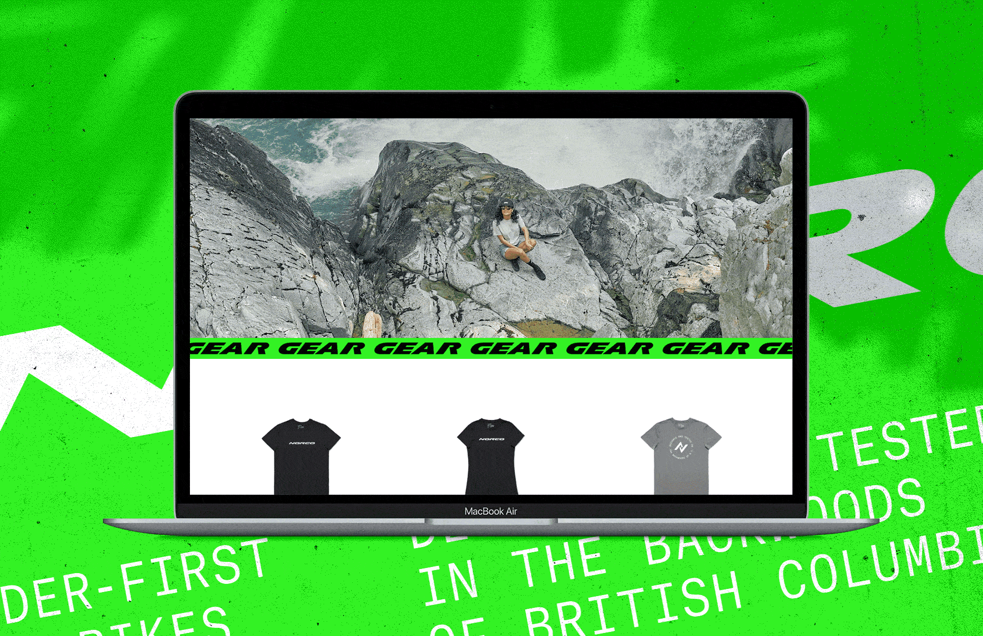 Norco Gear branded merch site