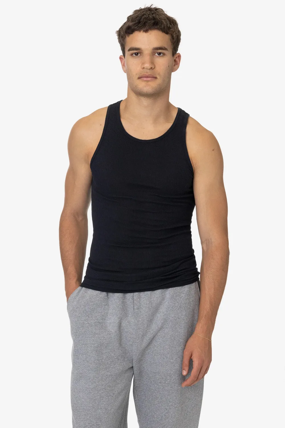 2x1 Cotton Rib Tank by anthem branding