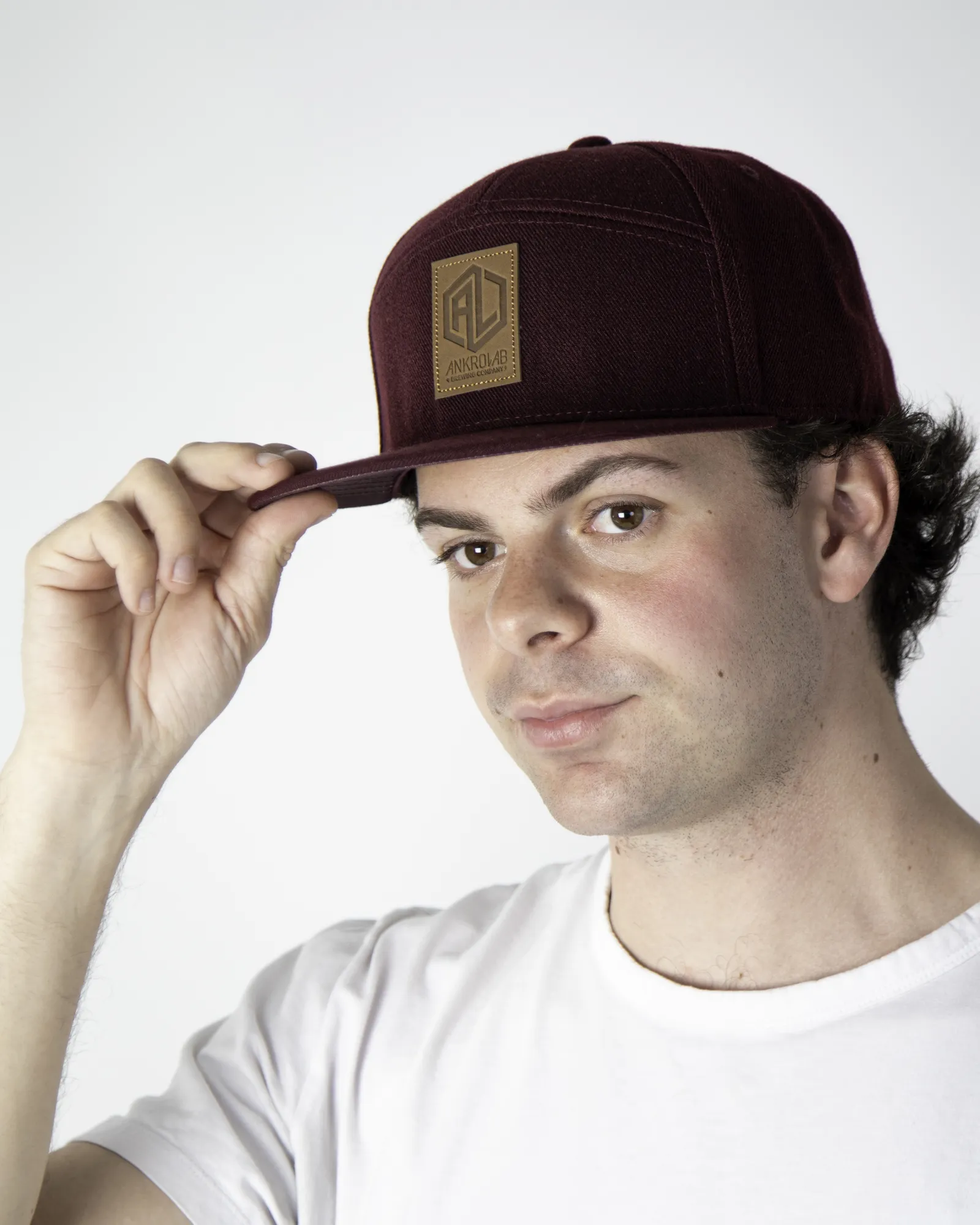 7 panel hats wool snapback ankrolab anthem branding 1