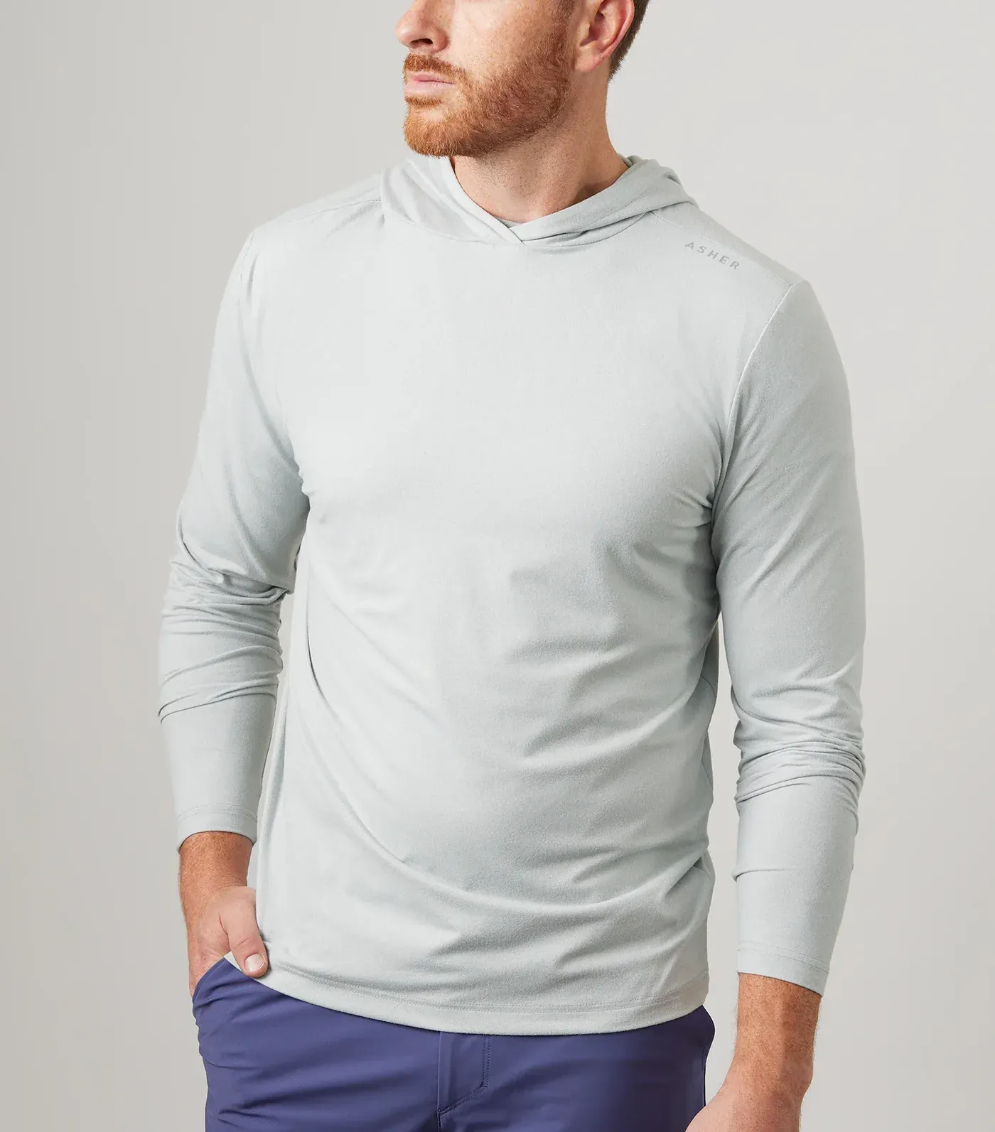 Asher golf rise and grind hoodie by anthem branding