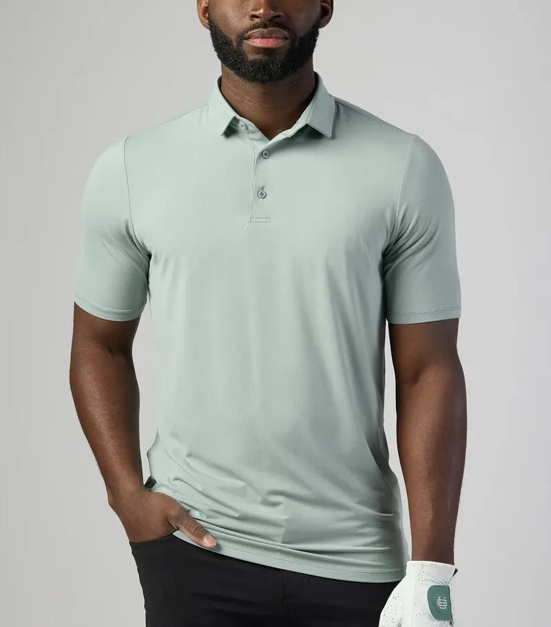 Asher golf sport blend polo by anthem branding