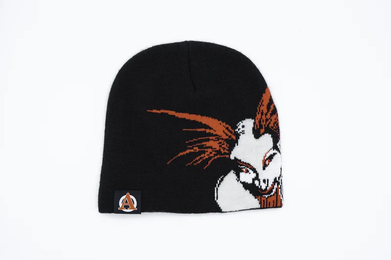 Beanies skull avery brewing white rascal anthem branding