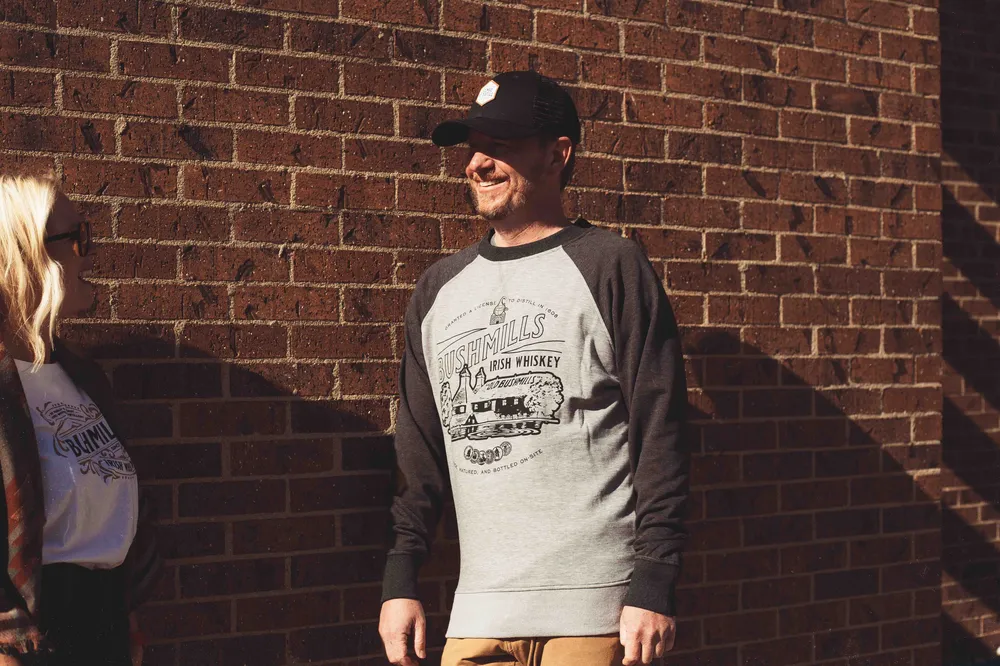 Bushmills Irish Whiskey Crew Neck by Anthem Branding 1