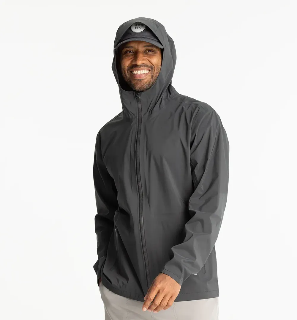 Cloudshield Rain Jacket Black Sand 1
