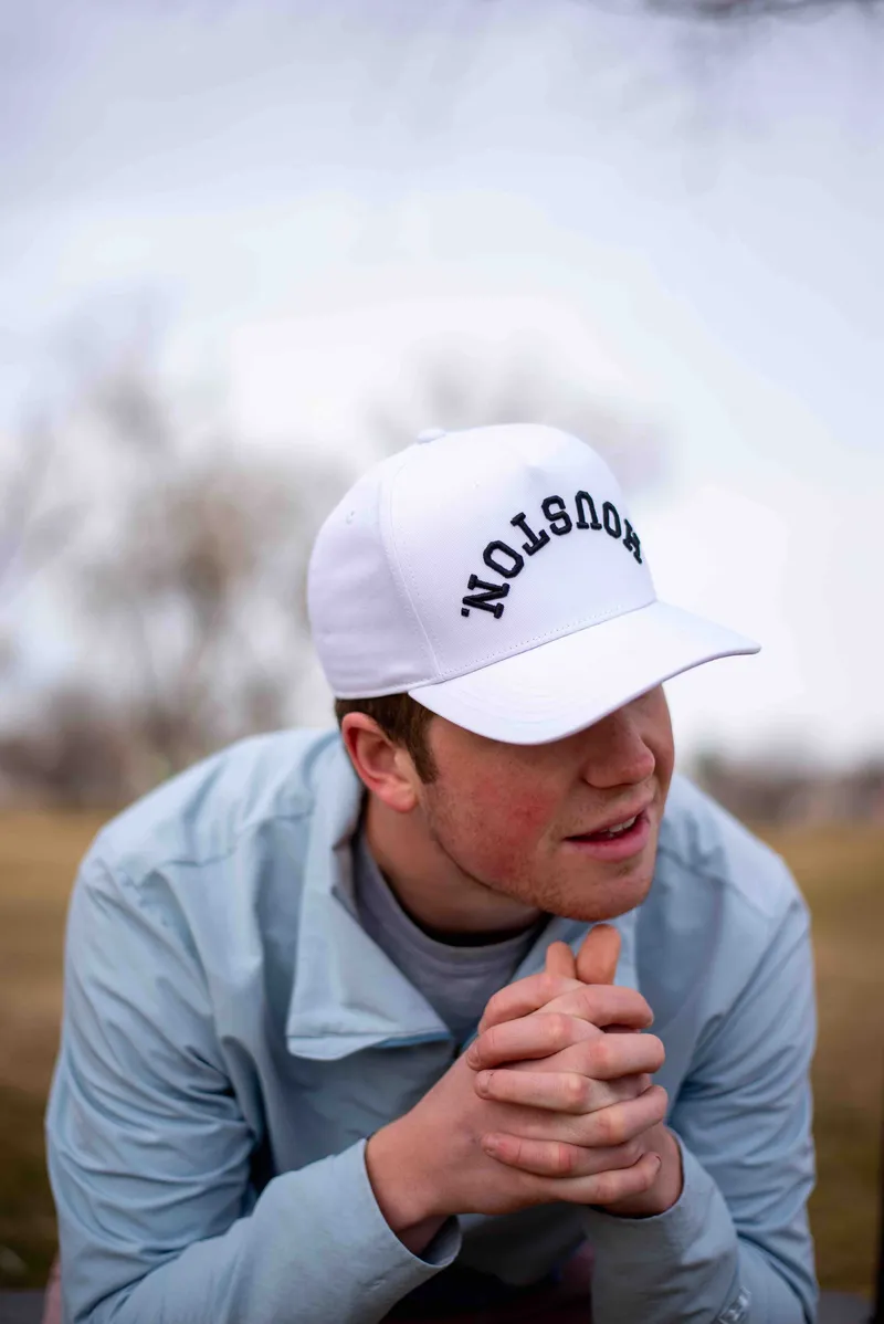 Custom 5 panel hat for decker hat by anthem branding