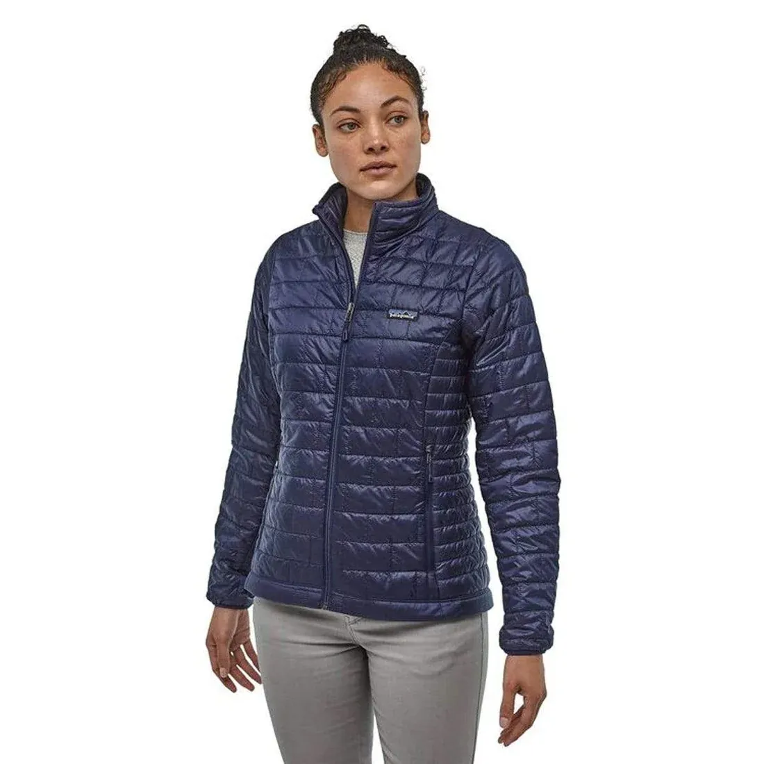 Custom patagonia women s nano puff jacket corporate sales by anthem branding
