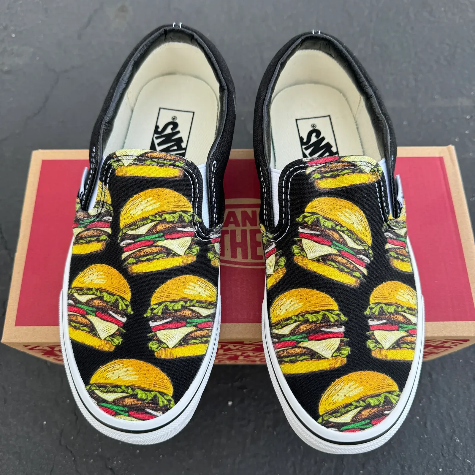 Custom slip on vans corporate sales by anthem branding