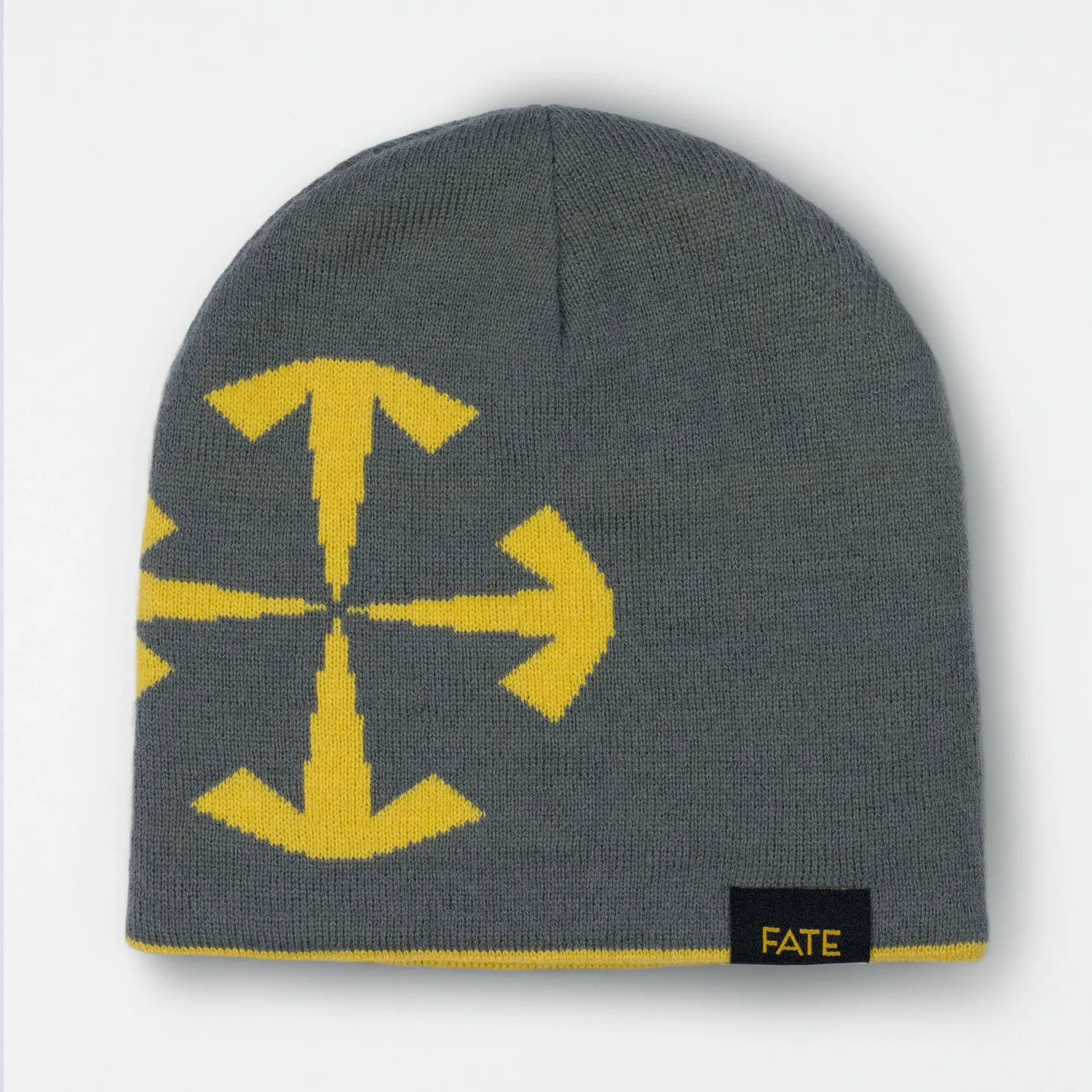 Fate Brewing Gray Beanie front 01