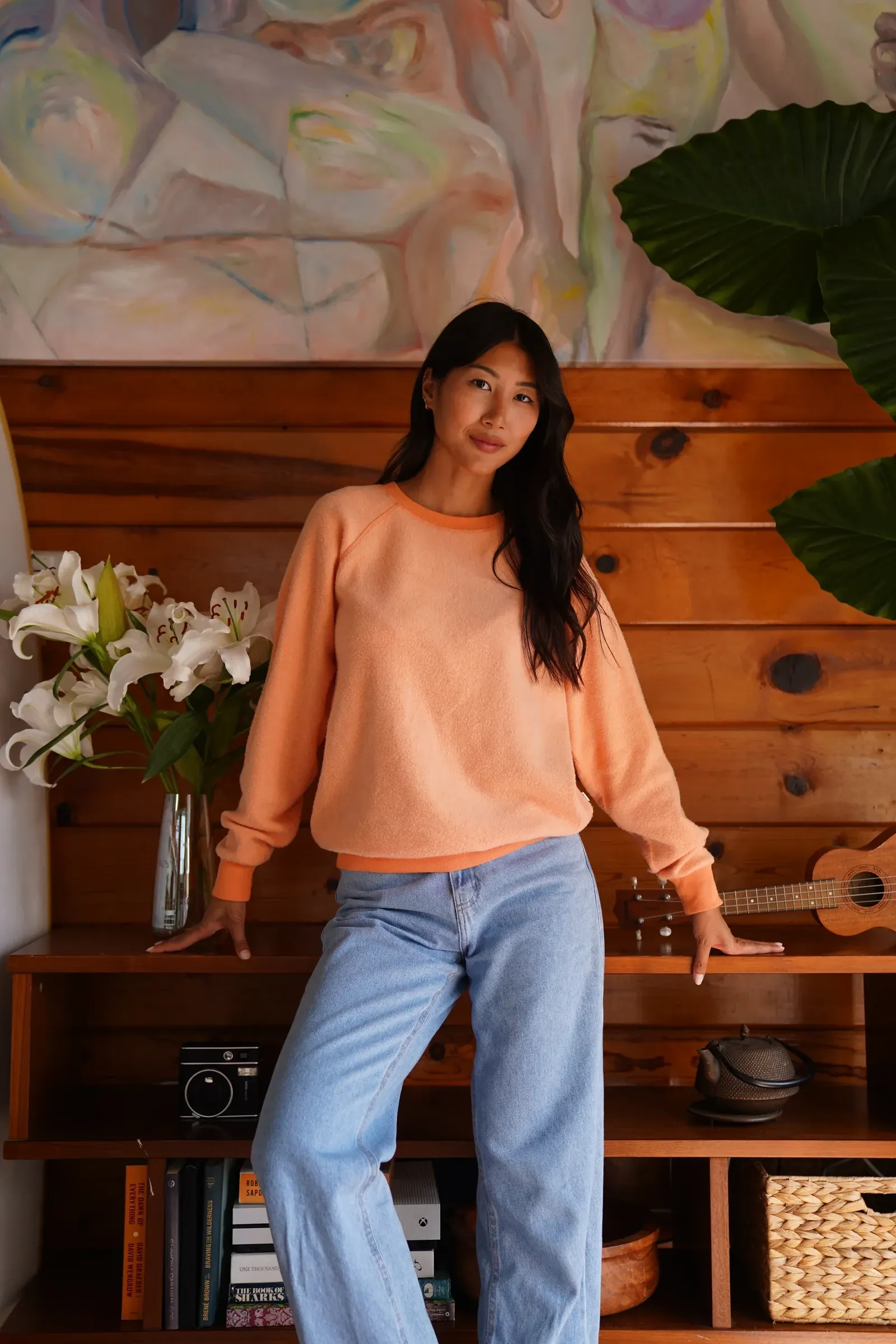 Feat womens blanket blend crewneck limited edition by anthem branding