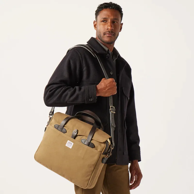 Filson original briefcase corporate sales by anthem branding
