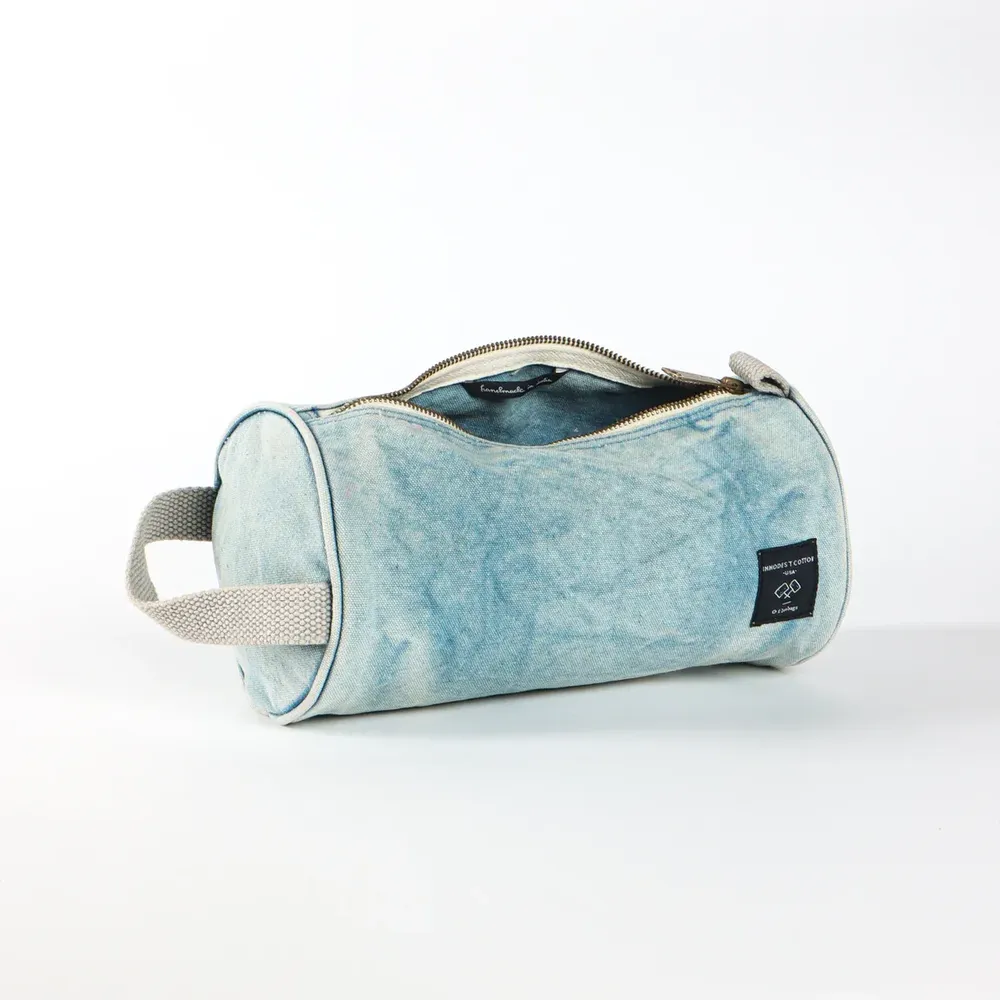 Immodest cotton duffel kit acid wash by anthem branding 1