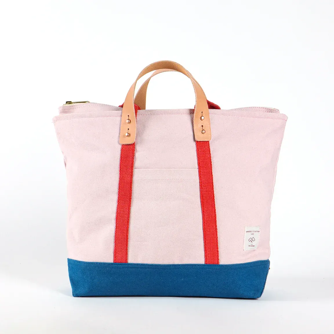 Immodest cotton small zipper tote bag sky by anthem branding 1