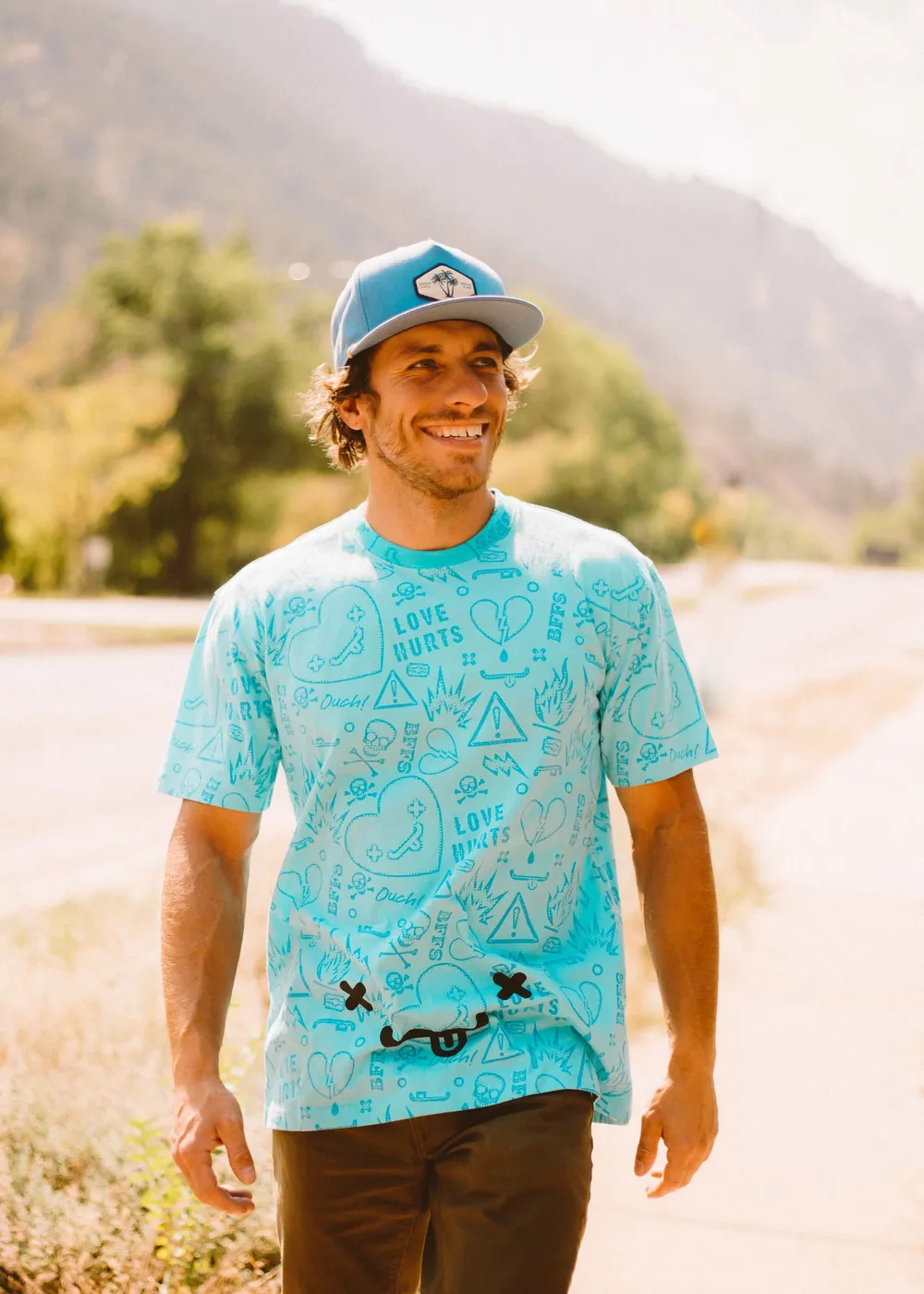 Kid Robot Blue Screen Printed T Shirt by Anthem Branding