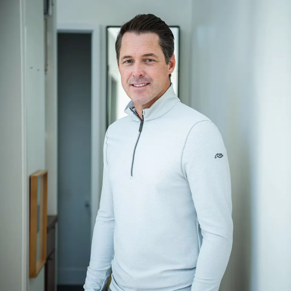 KJUS mens seoul midlayer half zip by anthem branding