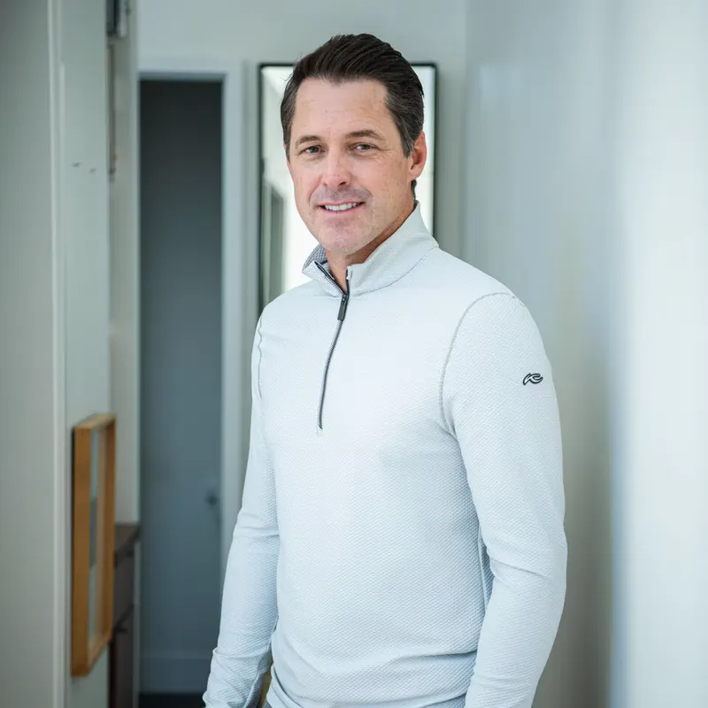 KJUS mens seoul midlayer half zip by anthem branding