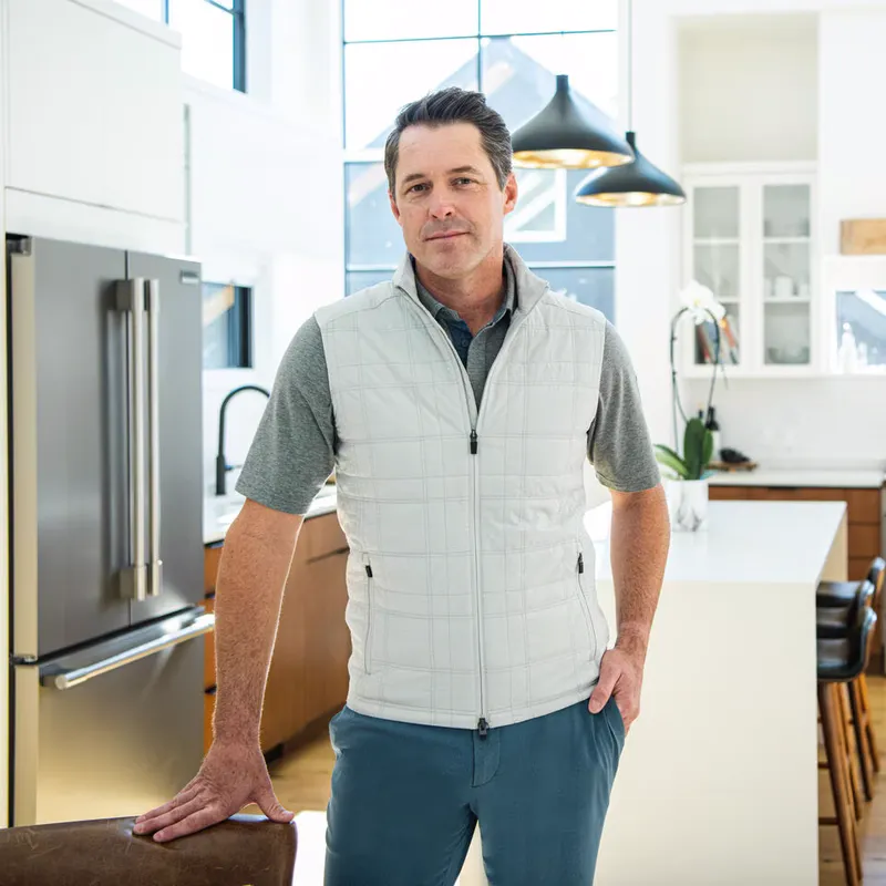 KJUS rowan insulated vest by anthem branding