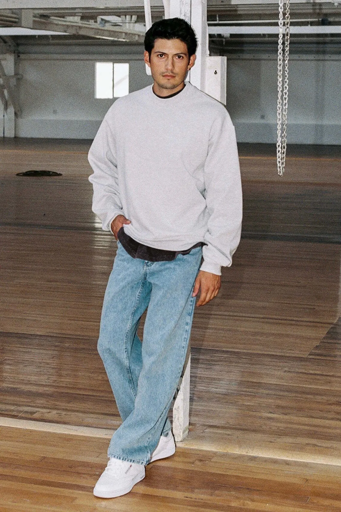 Los Angeles Apparel mens loose fit jeans