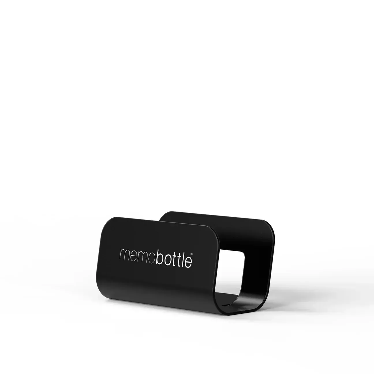 Memobottle black desk stand by anthem branding
