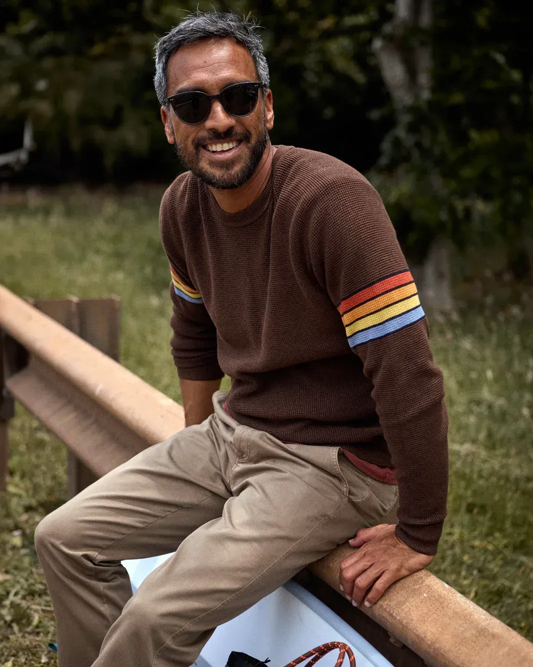 Outerknown nostalic sweater by anthem branding