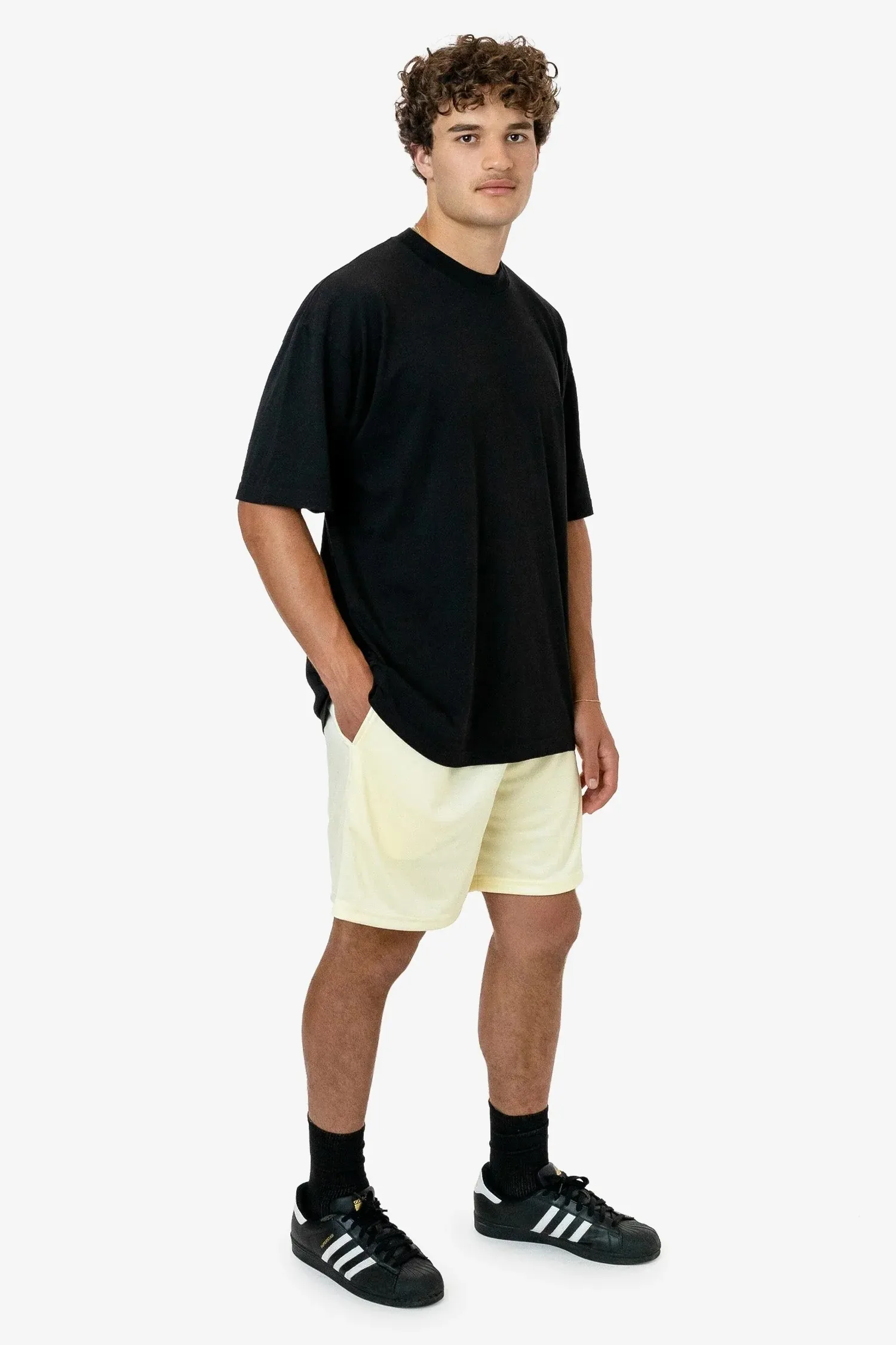 Poly Pique Mesh Mid Length Shorts by anthem branding