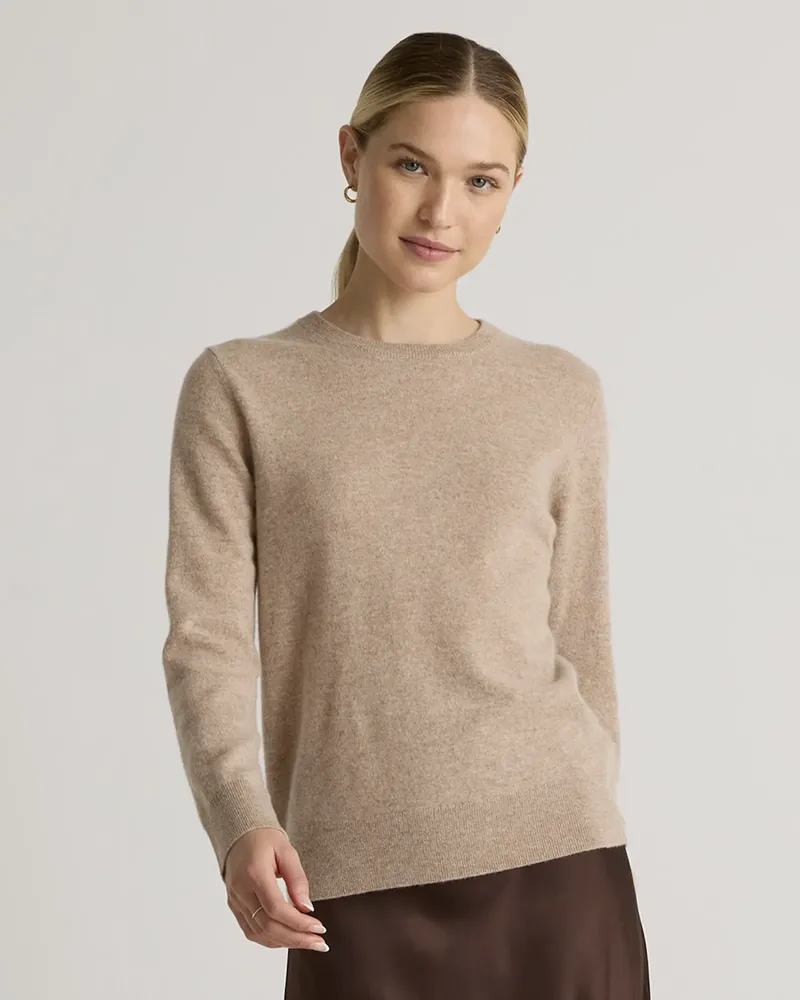 Quince cashmere crewneck sweater by anthem branding