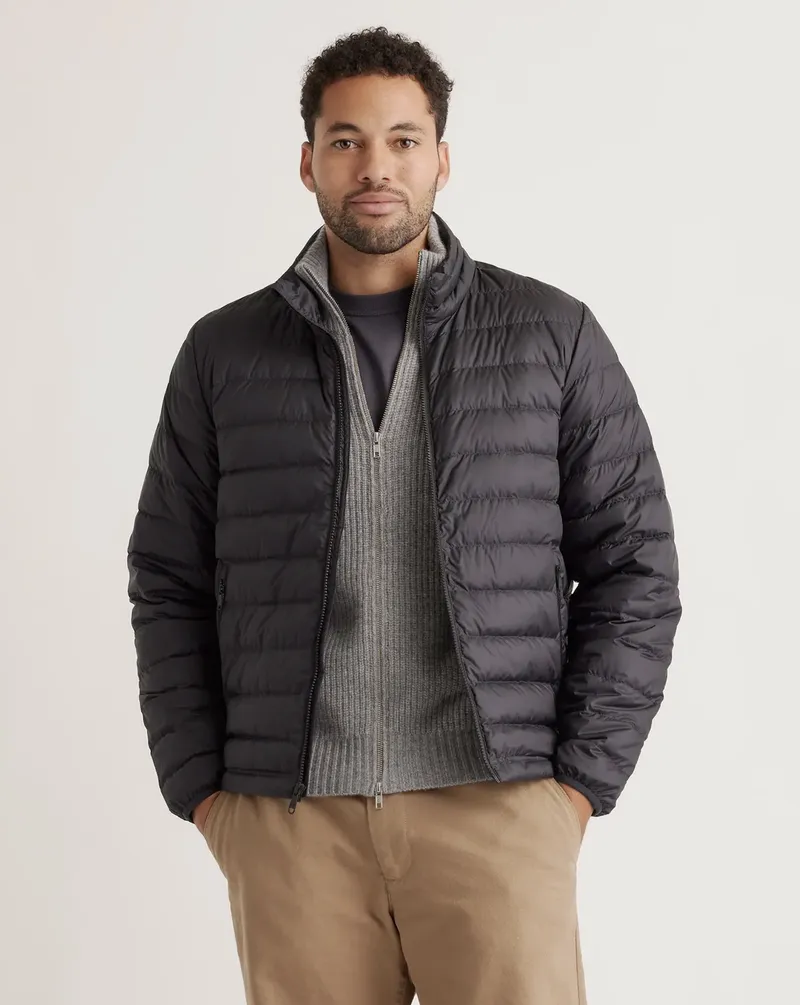 Quince puffer jacket by anthem branding