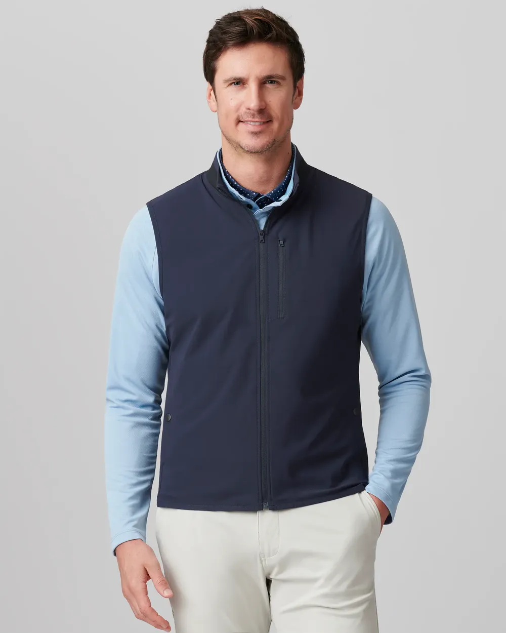 Rhone mens top flight vest by anthem branding