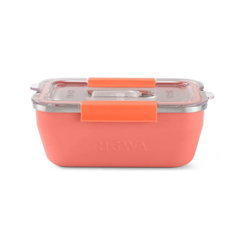 Rigwa travel lunch box 7x4 coral by anthem branding