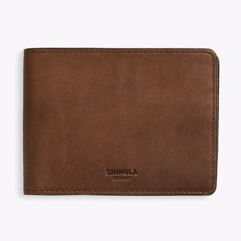 Shinola Slim Bifold Wallet corporate sales by anthem branding