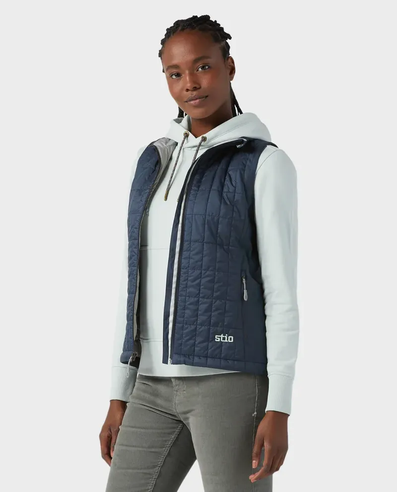 Stio womens Azura Insulated vest group sales by anthem branding