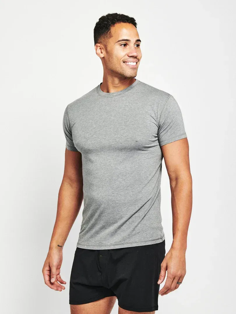 TASC BamBare Bamboo Comfort Crew Ceck Undershirt