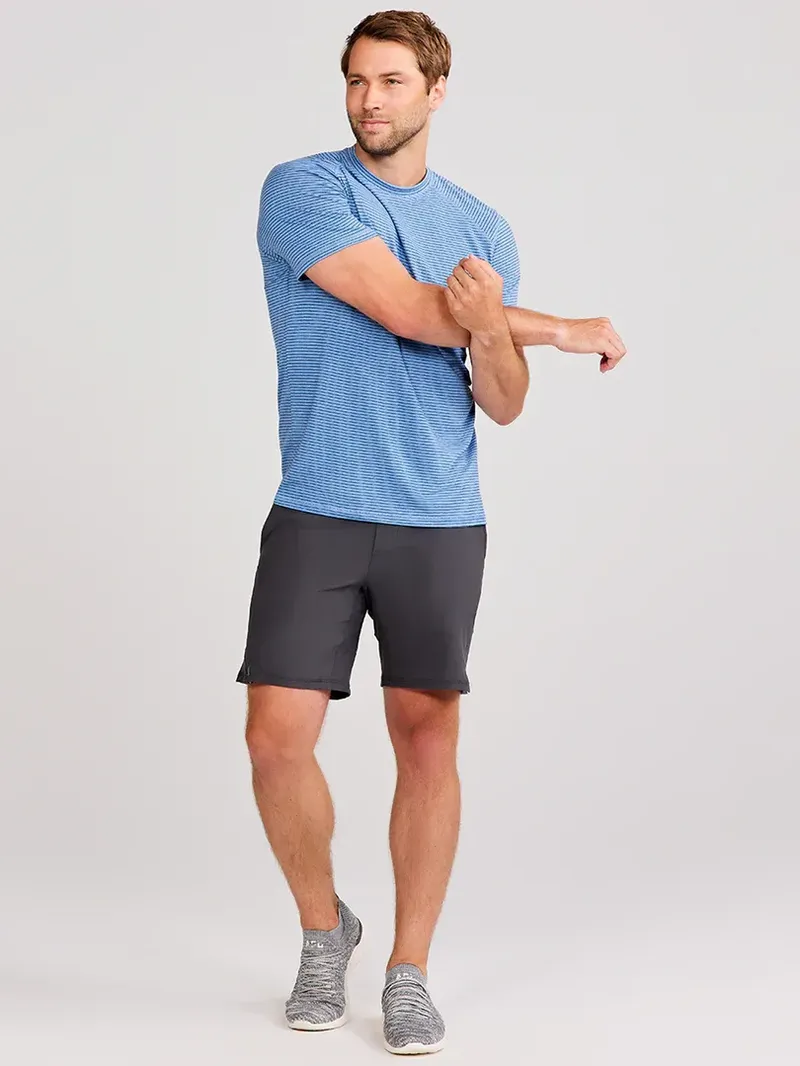 TASC carrollton fitness t shirt mini stripe by anthem branding