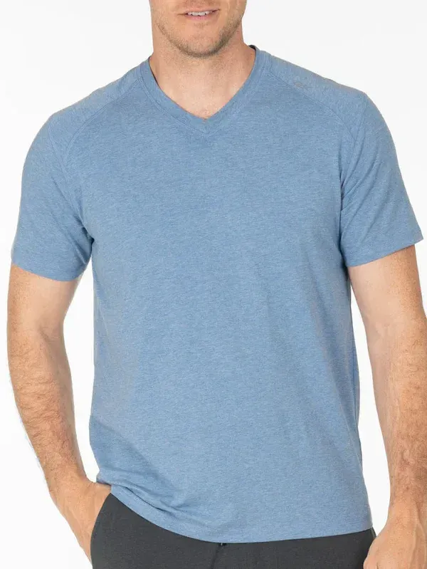 TASC carrollton fitness v neck t shirt by anthem branding