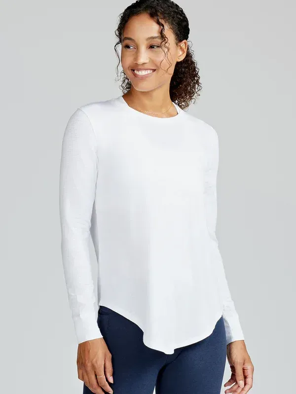 TASC longline long sleeve t shirt by anthem branding