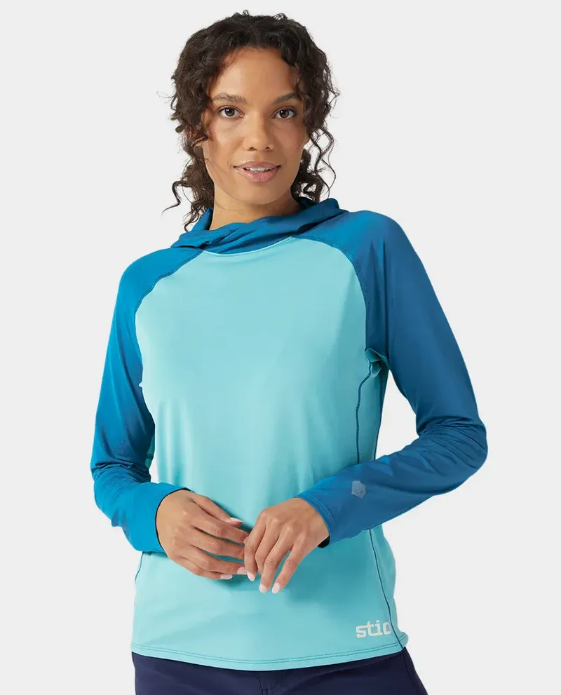 Womens stio Hylas Hooded Pullover group sales by anthem branding